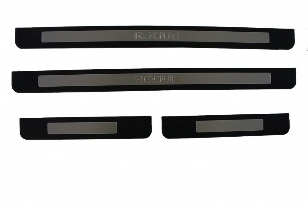 Genuine Nissan Kick Plates (Aluminum) 20082013 Rogue Nissan Race Shop