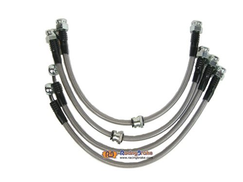 Racing Brake Stainless Steel Brake line - 370Z/G37S Sport (Akebono