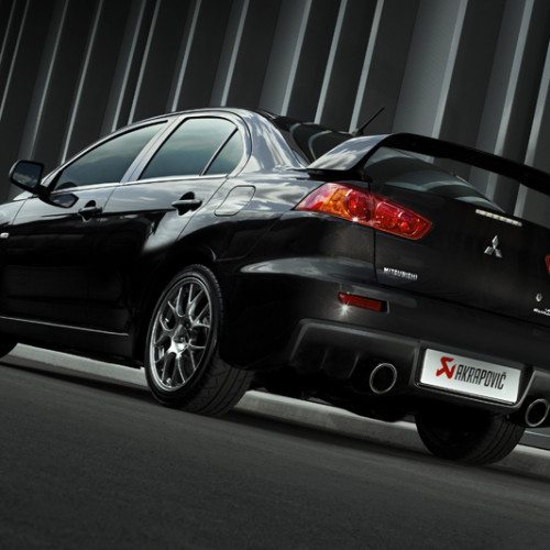 Akrapovic Evolution Exhaust System for Mitsubishi Evo X Nissan Race