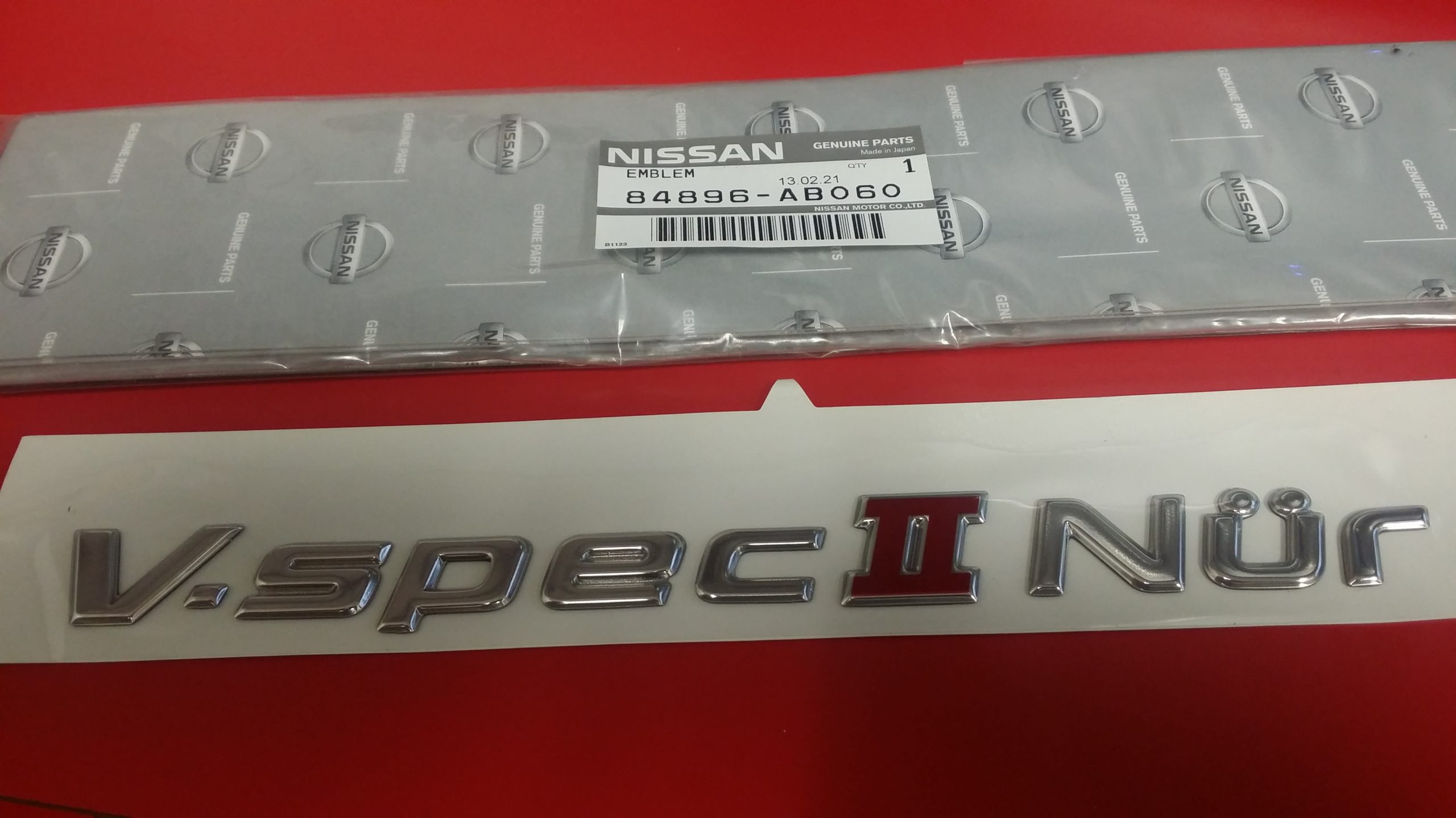 Genuine Jdm Nissan R34 V Spec Ii Nur Emblem Nissan Race Shop